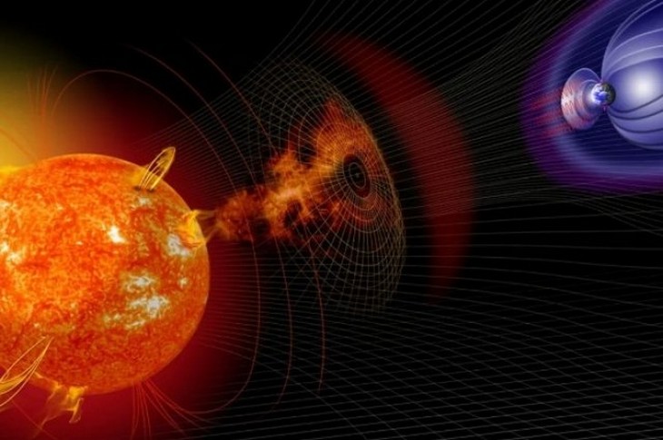 Земля оказалась под ударом солнечных протонов высоких энергий