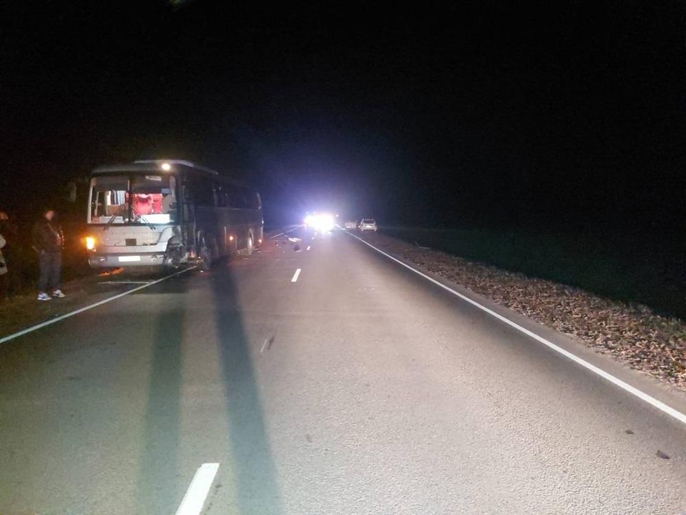 Водитель легковушки погиб в ДТП с автобусом на трассе Волгодонск-Зимовники