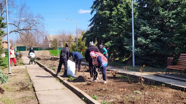 Прошли мероприятия по озеленению и благоустройству территорий Мартыновского района