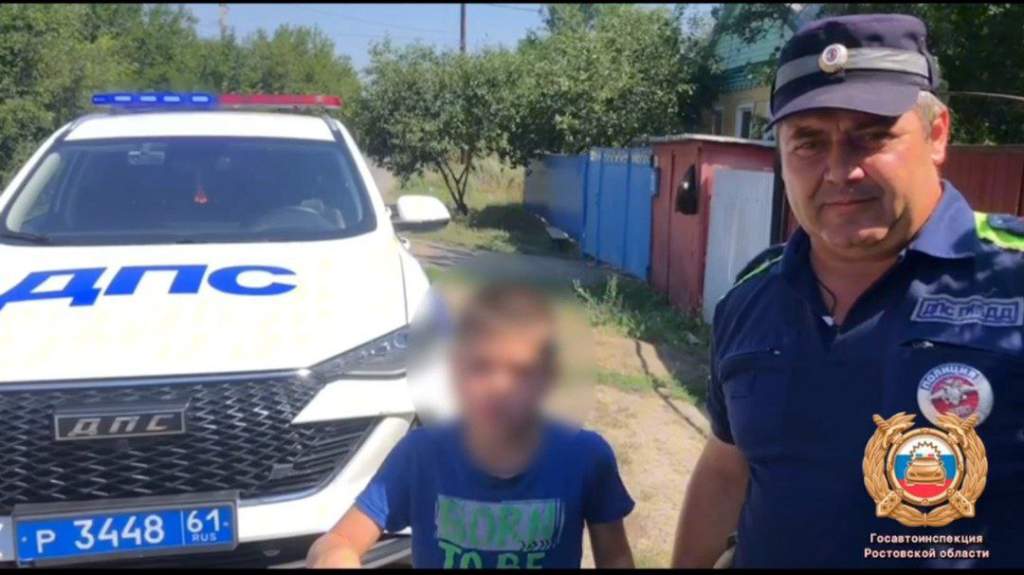 Инспекторы ДПС спасли заблудившегося ребенка на трассе М-4 «Дон»