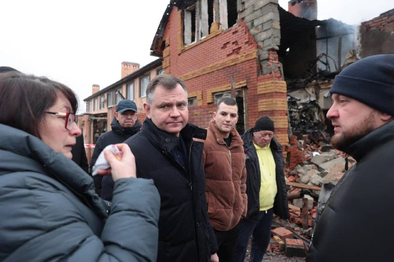 Последствия ударов беспилотников: Губернатор посетил пострадавшие районы Ростова и Батайска
