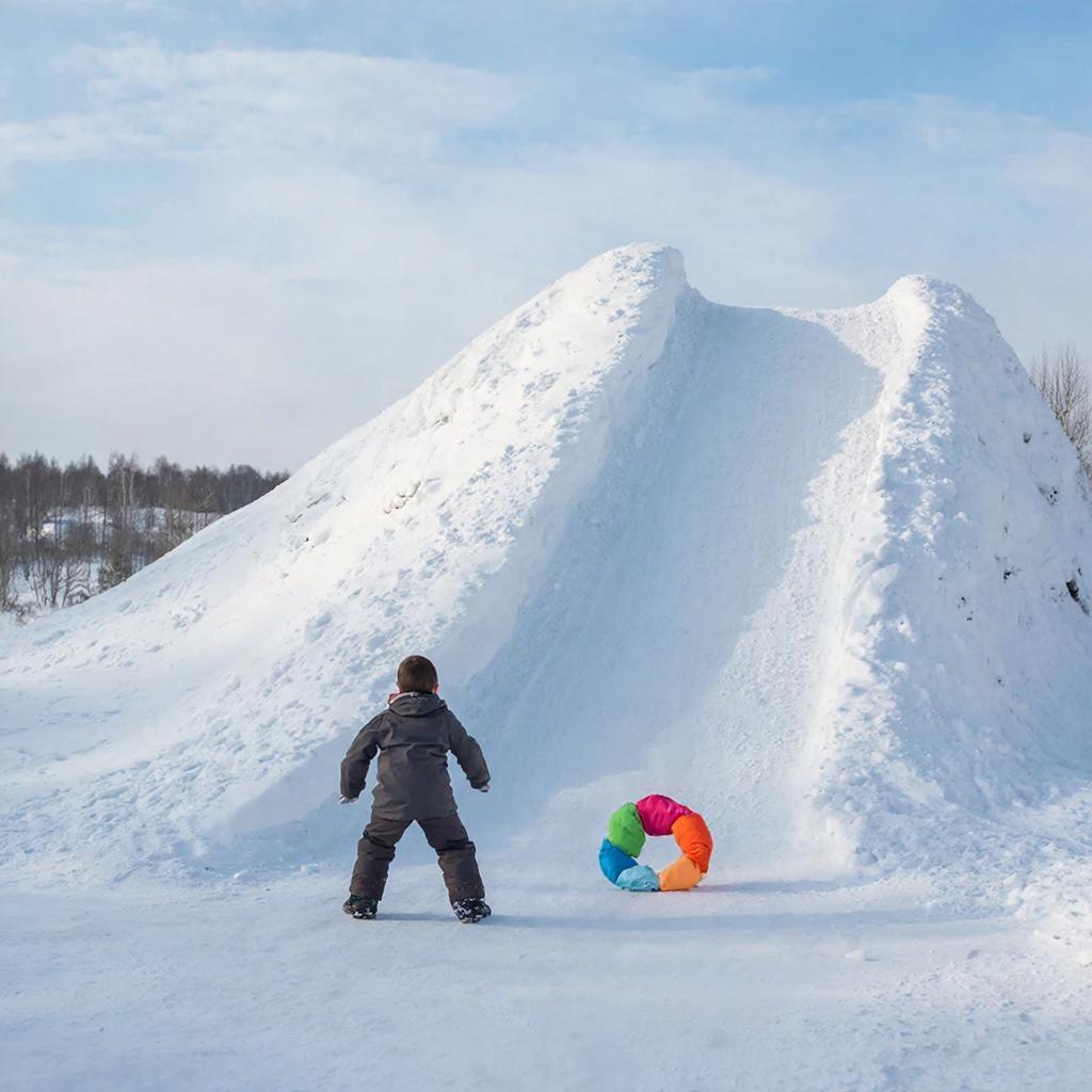 Секреты безопасного спуска: Как сделать зимние горки веселыми для всей семьи
