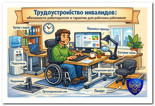 Трудоустройство инвалидов: обязанности работодателя и гарантии для работника