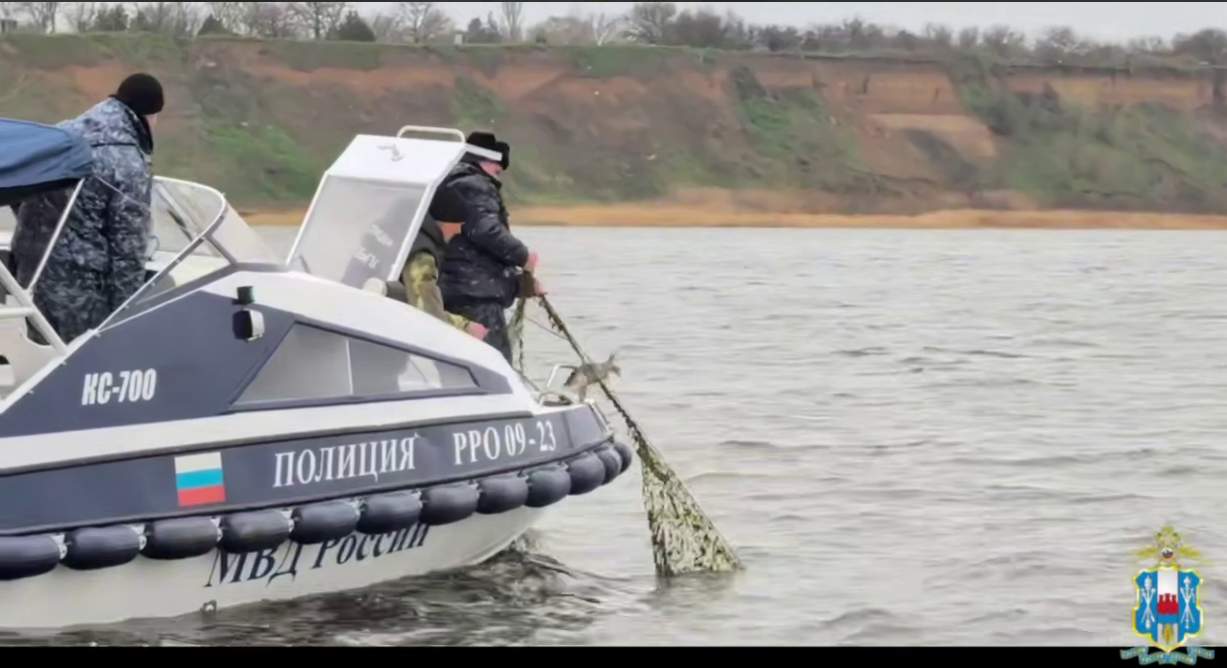 Масштабная операция в Таганрогском заливе: изъяты тонны браконьерских сетей