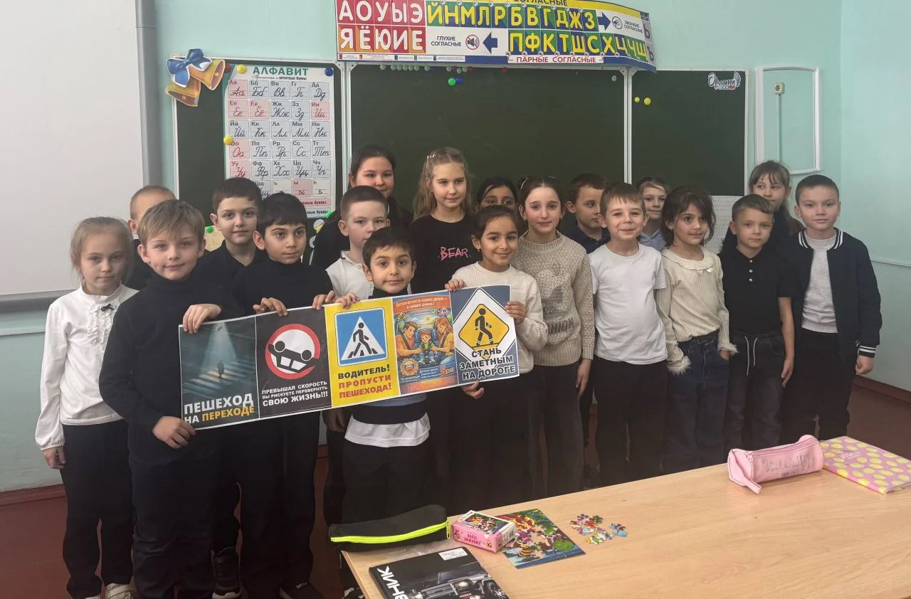 Профилактика ДТП с участием пешеходов: акция «Пропусти пешехода», «Безопасный пешеход» и «Засветись» в Мартыновском районе